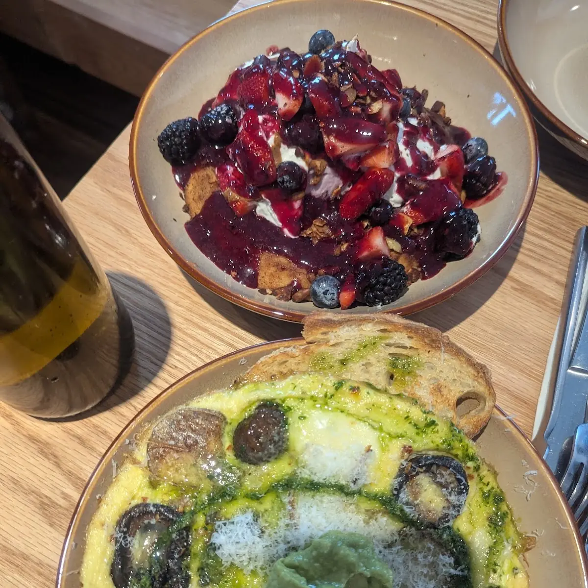 Open Faced Omelette