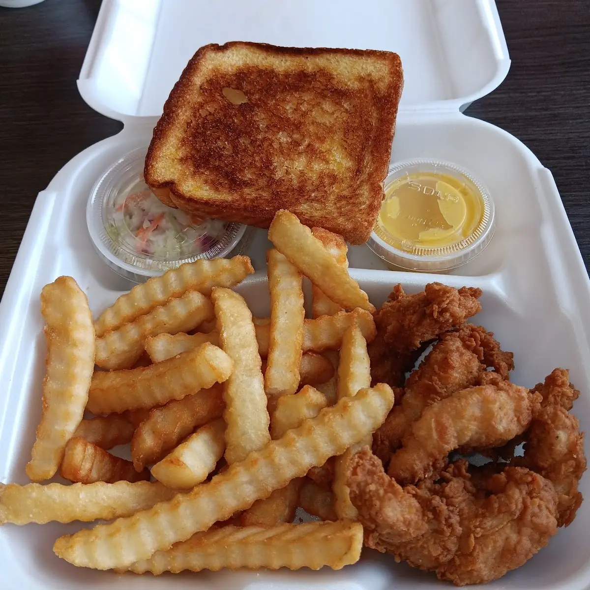 Fried Chicken Fingers with Fries