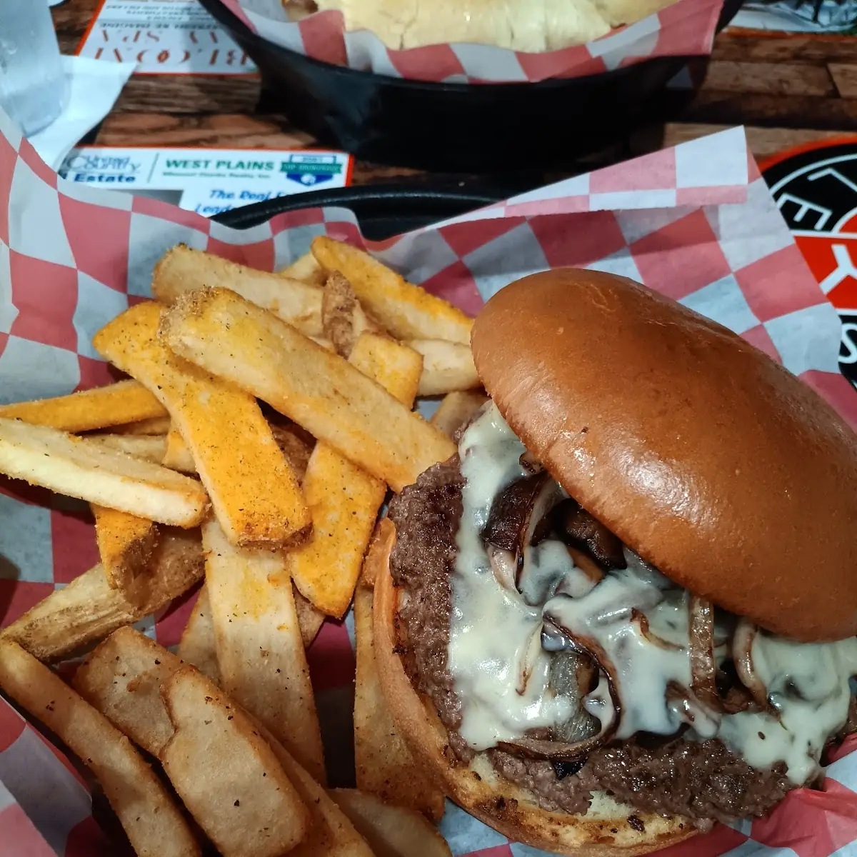 Mushroom Swiss Burger