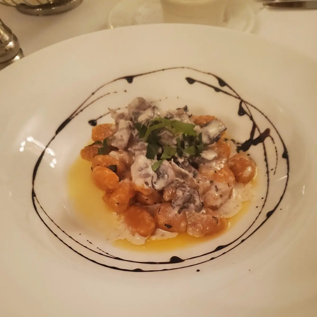 Sweet Potato Gnocchi with Mushrooms