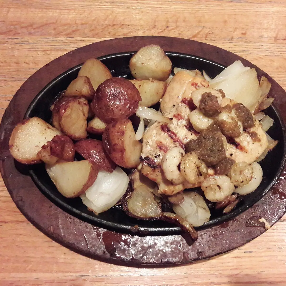 Sizzling Chicken & Shrimp