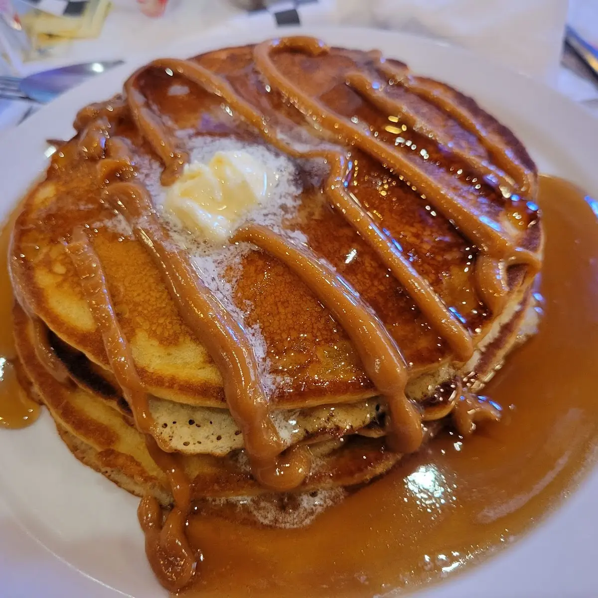 Sweet Cream Pancake Breakfast