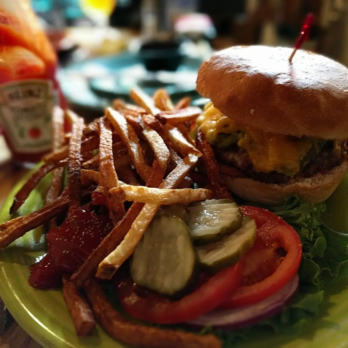 Green Chile Burger