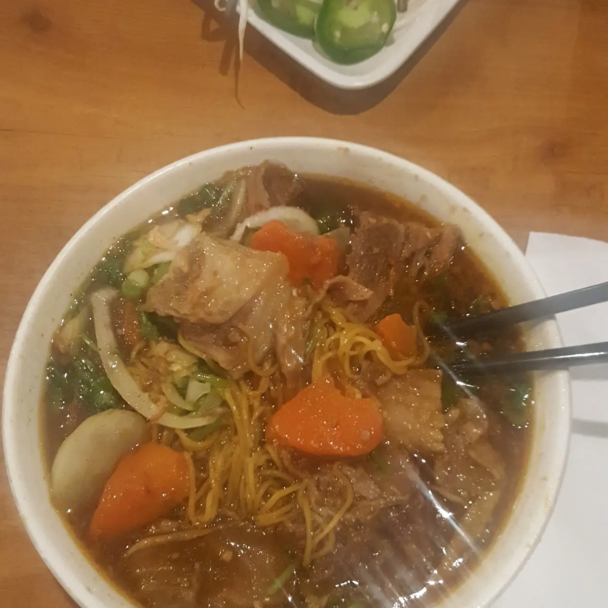 Beef Stew Noodle Soup