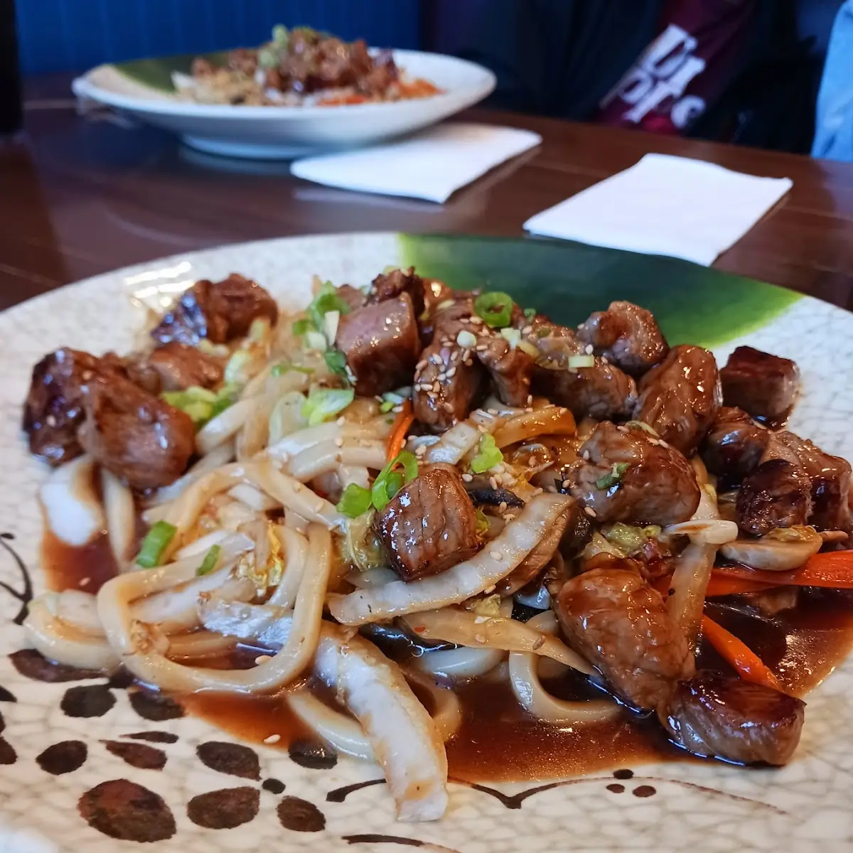 Hibachi Beef Stir-Fried Udon