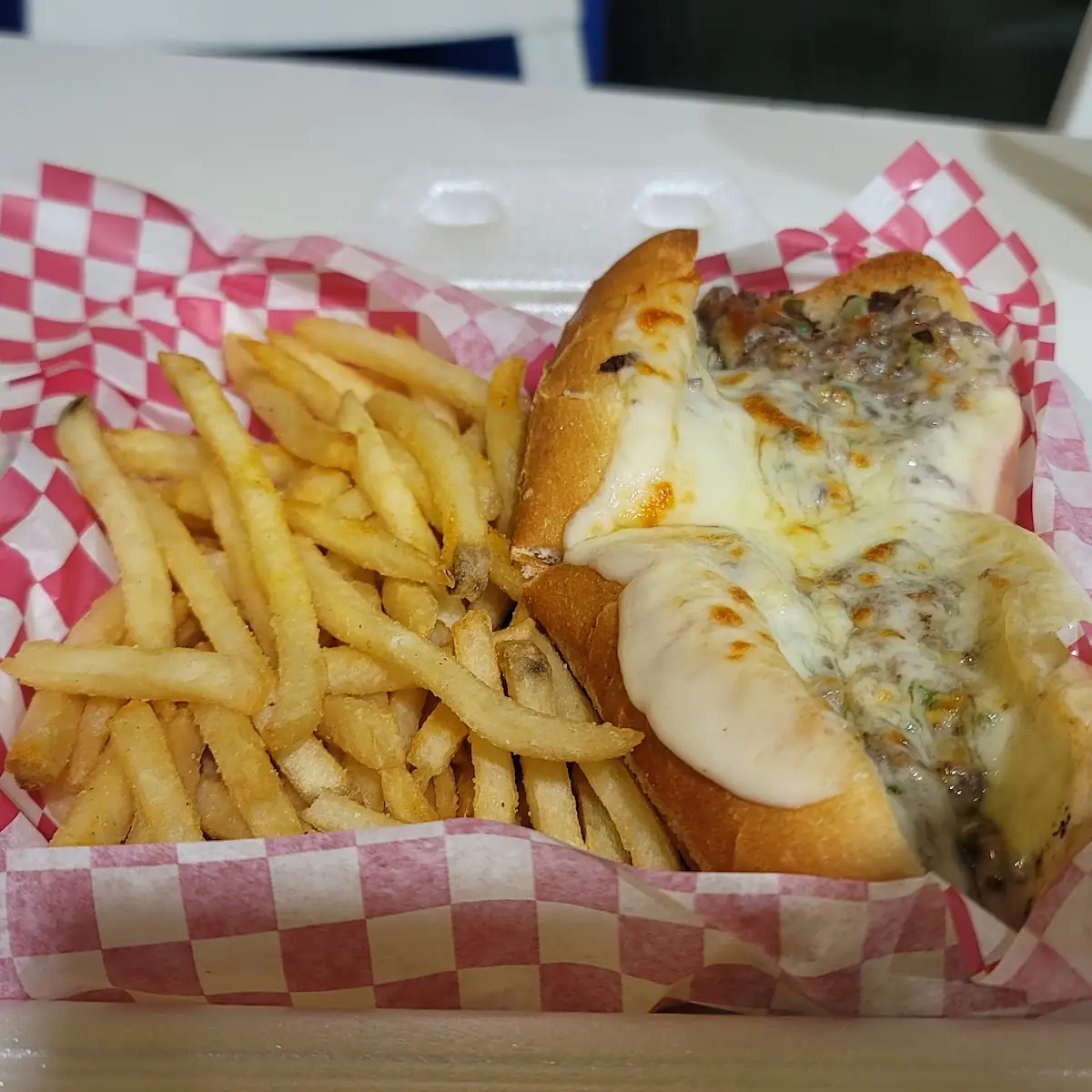 Philly Cheesesteak with Fries