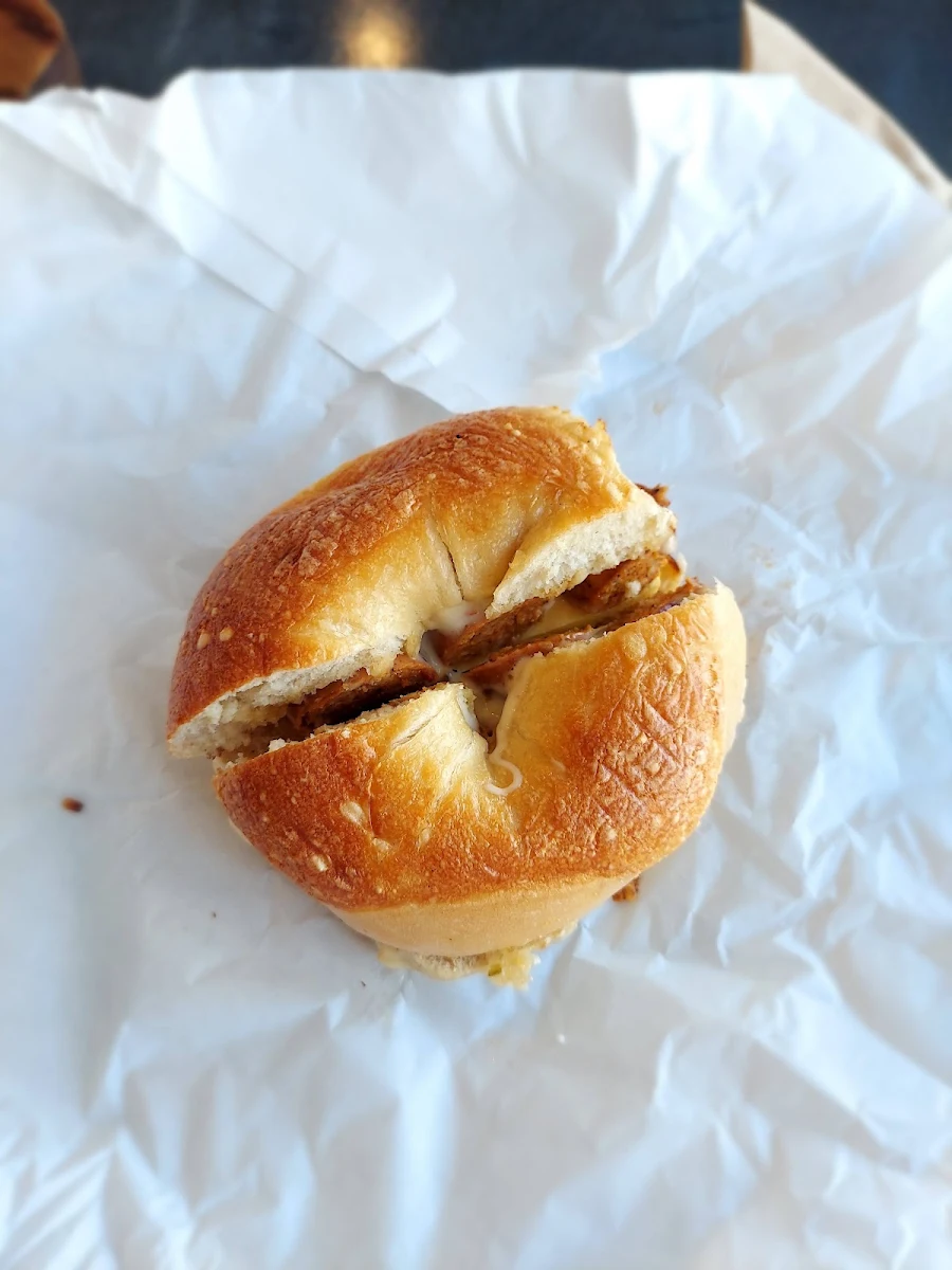 Chorizo Egg and Cheese Bagel