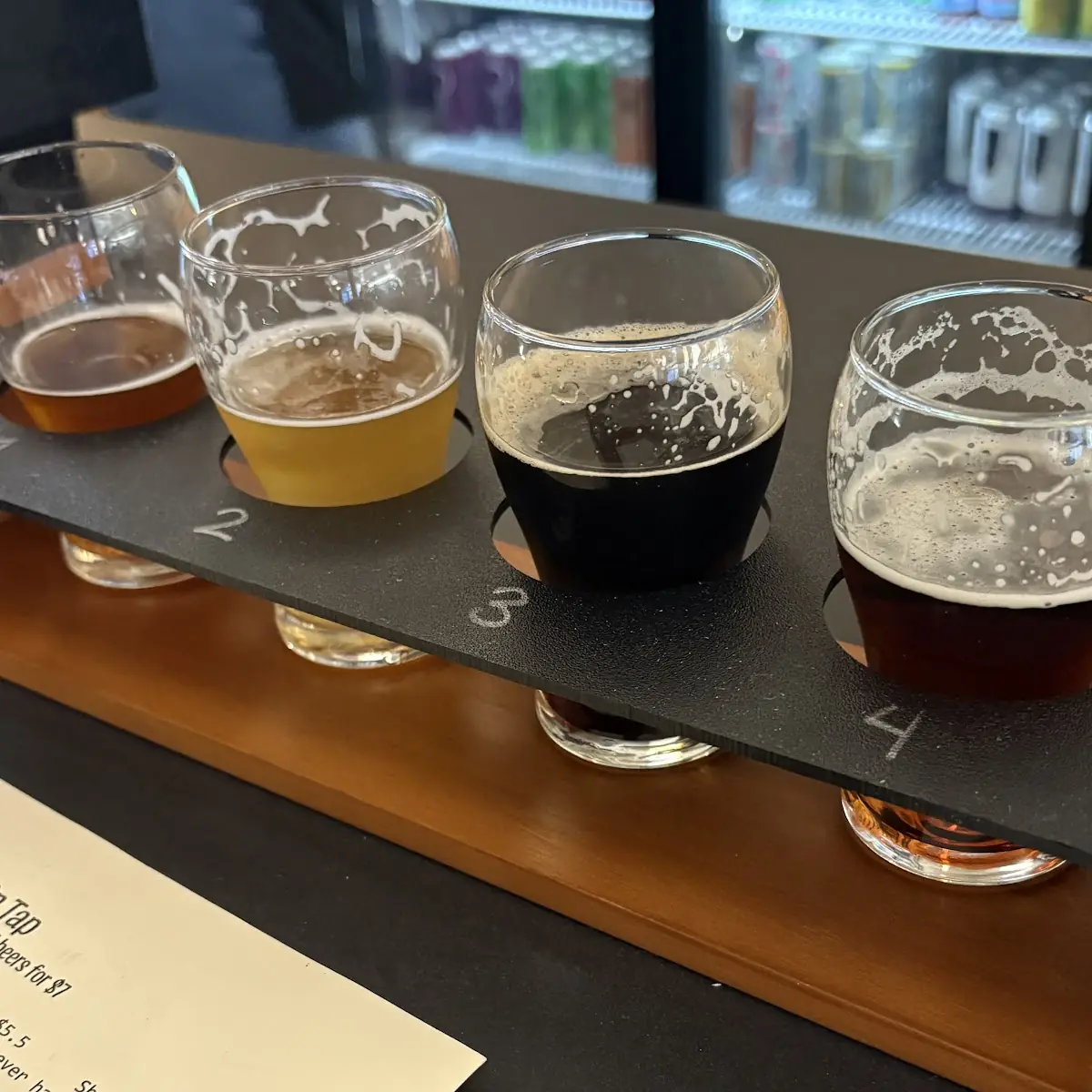 Craft Beer Flight Tasting