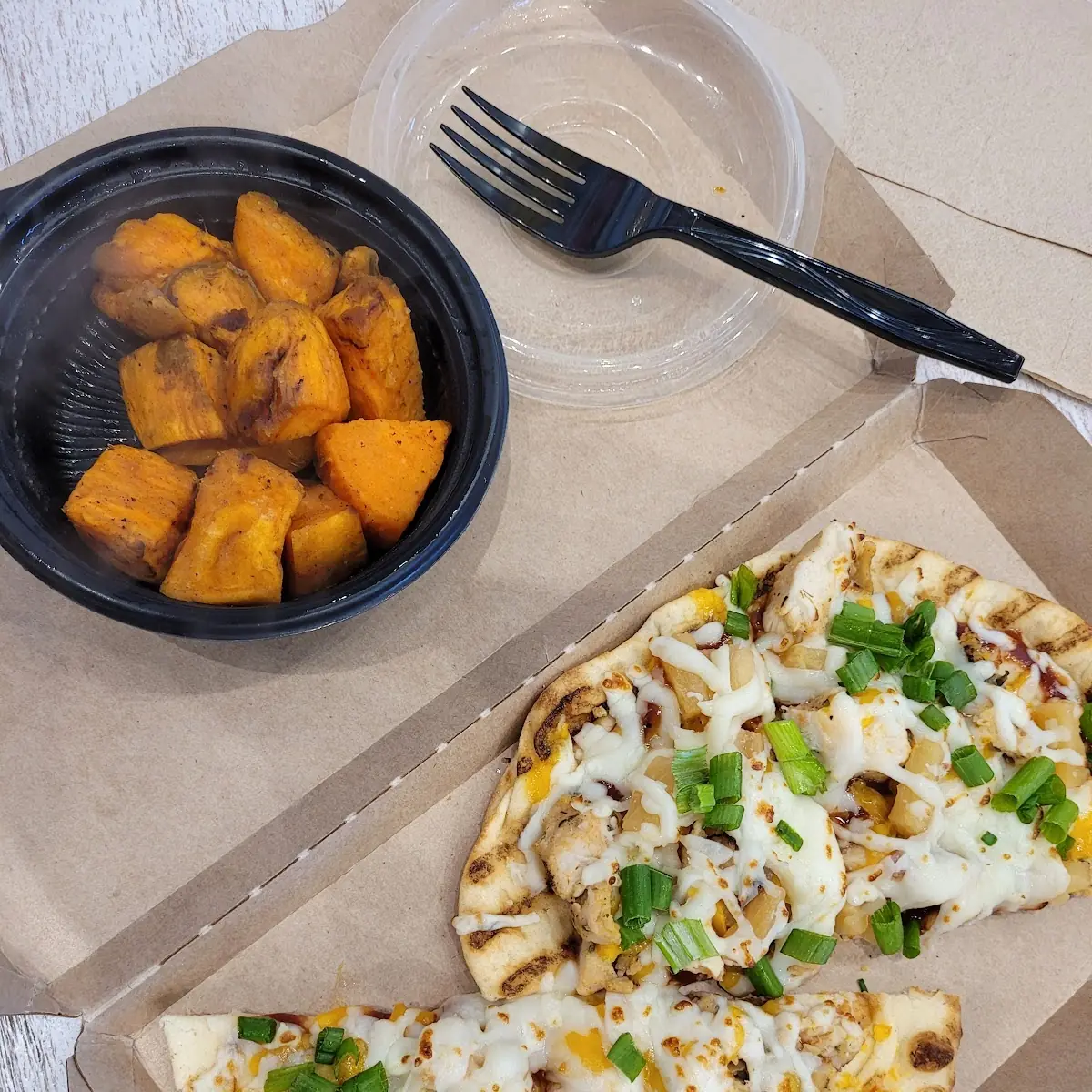 BBQ Island Flatbread Pizza