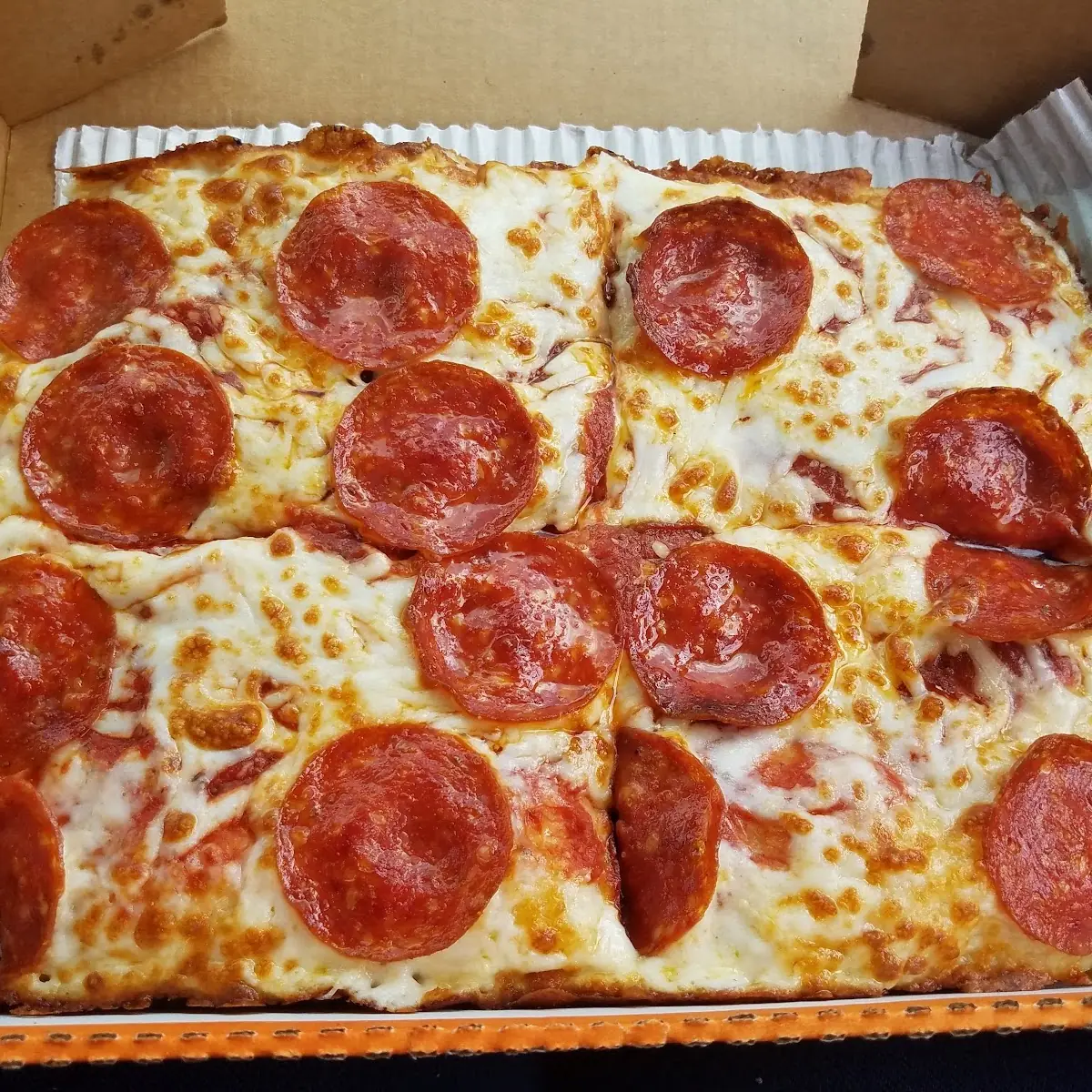 Deep Dish Pepperoni Pizza