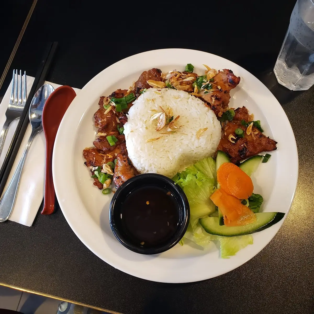 Com Bo Nuong NY Steak
