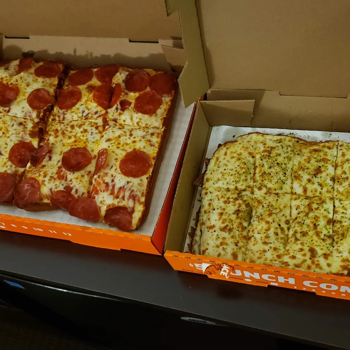 Cheesy Bread and Pizza