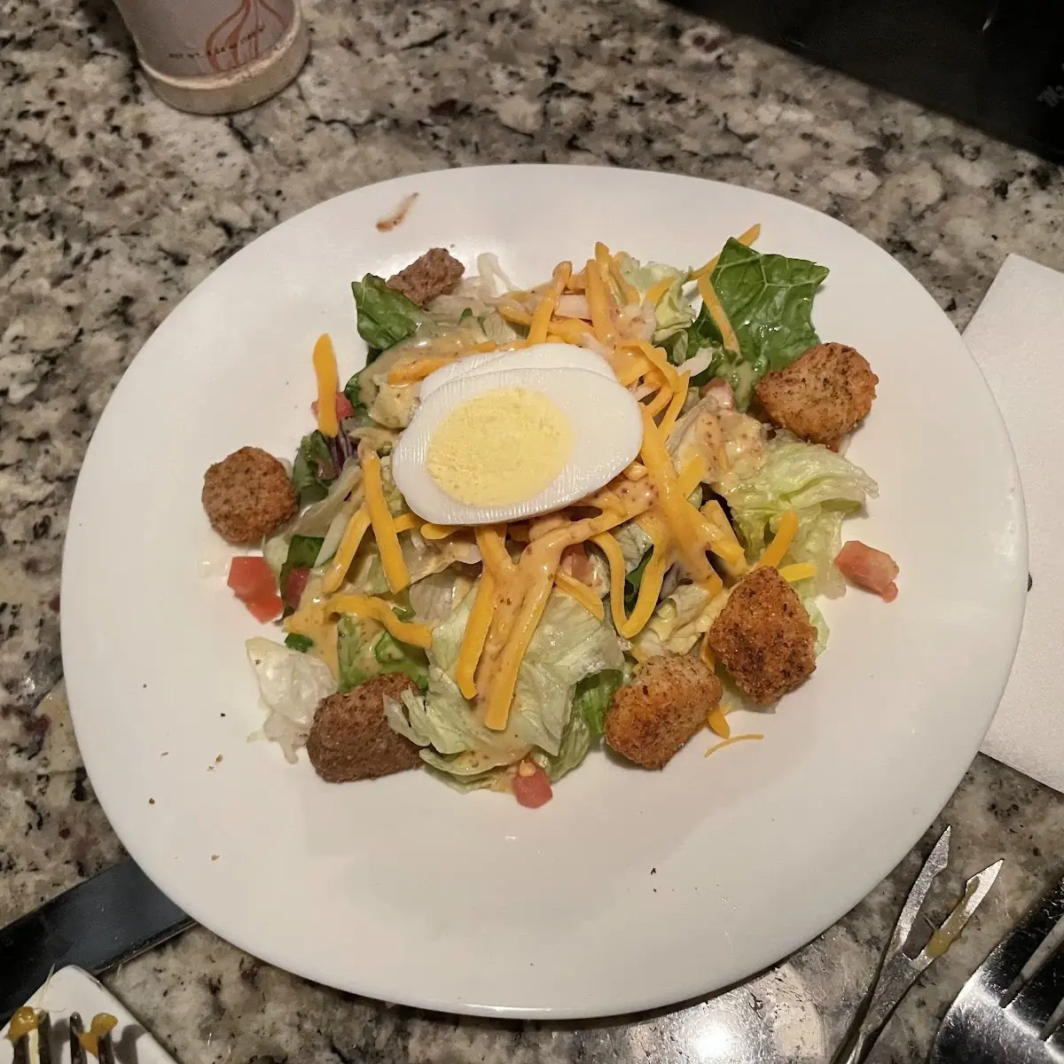 Melting Pot House Salad with Ranch Dressing
