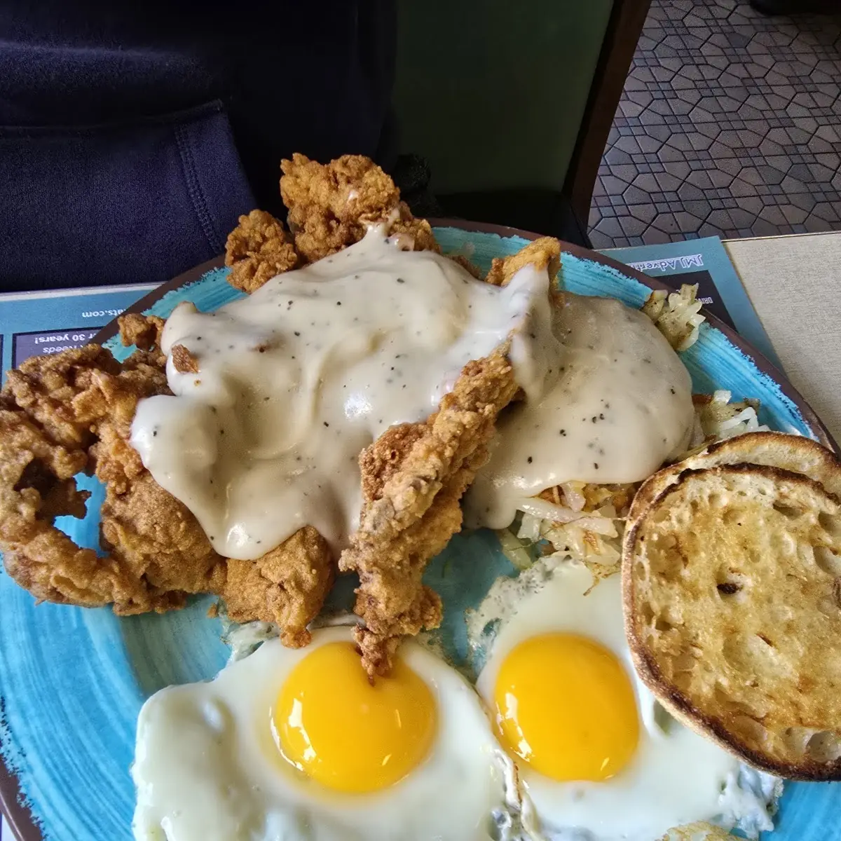 Country Fried Steak & Eggs