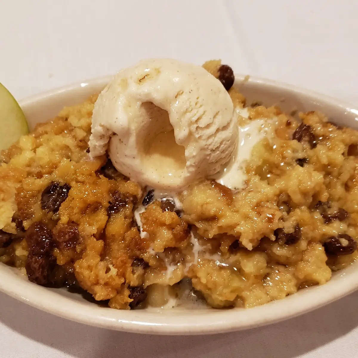 Randy's Famous Bread Pudding with Jack Daniel's Sauce & Cinnamon Ice Cream