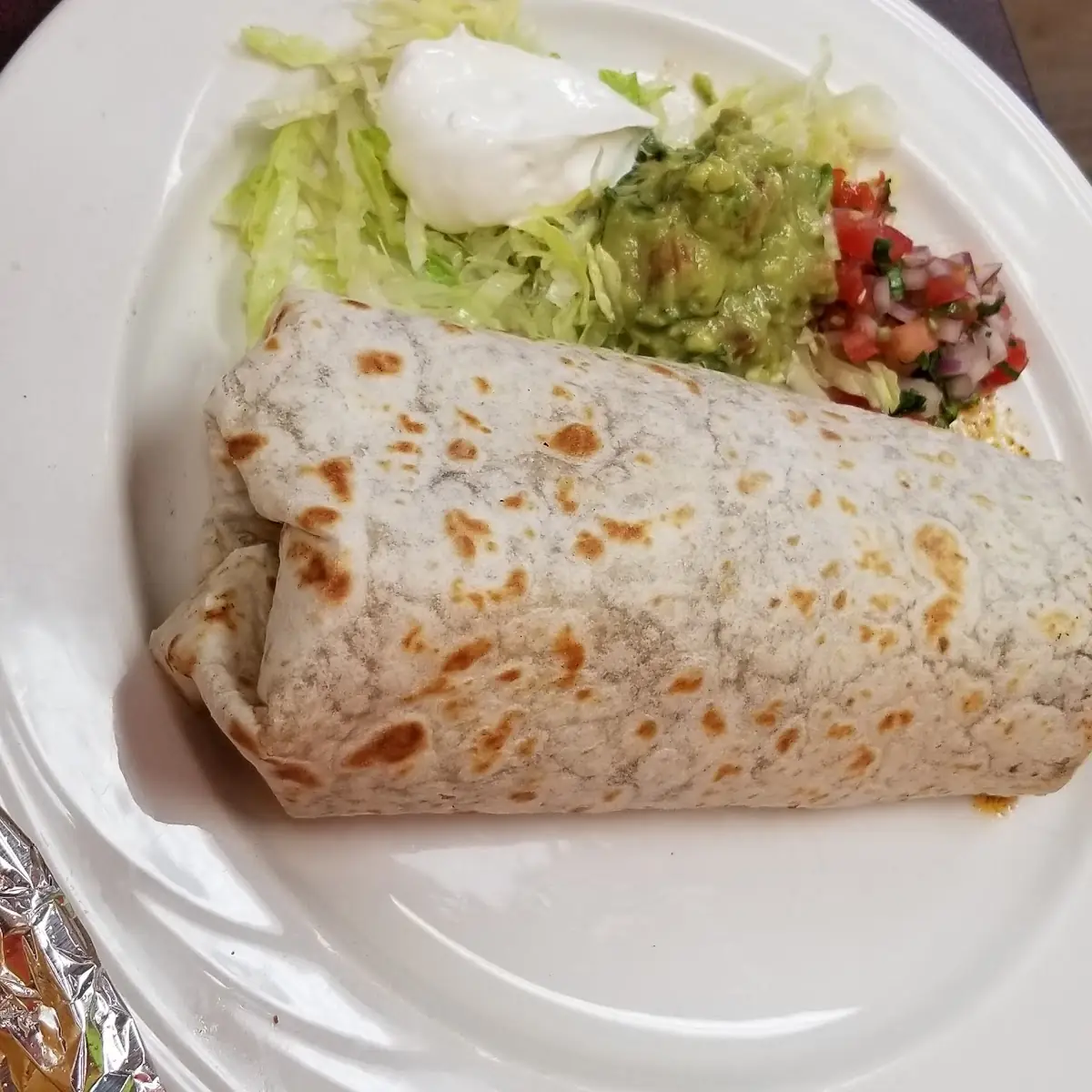 Beans and Cheese Burrito