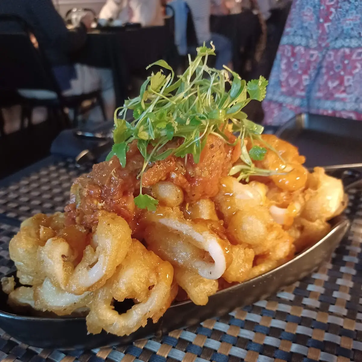 Asian Glazed Crispy Calamari