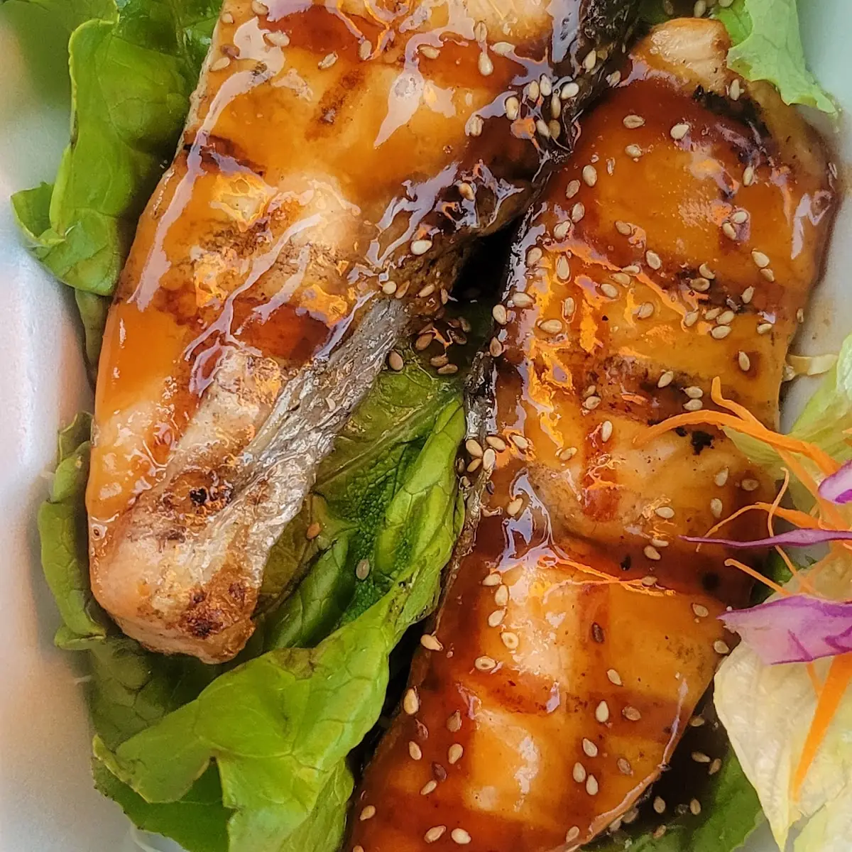 Salmon Teriyaki Bowl