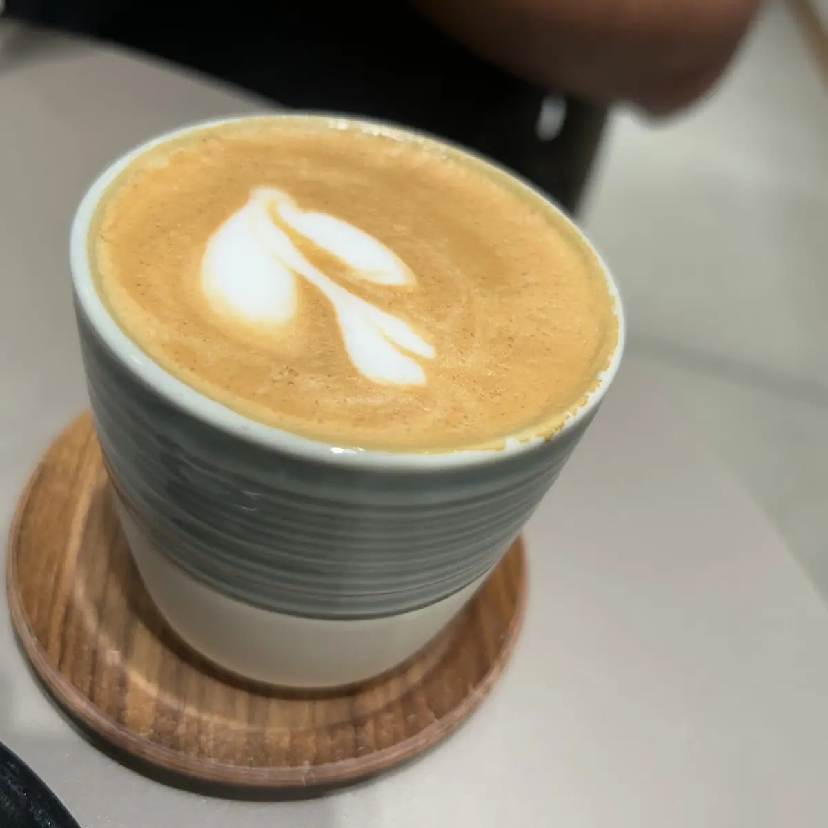Creamy Latte with Heart Shaped Foam