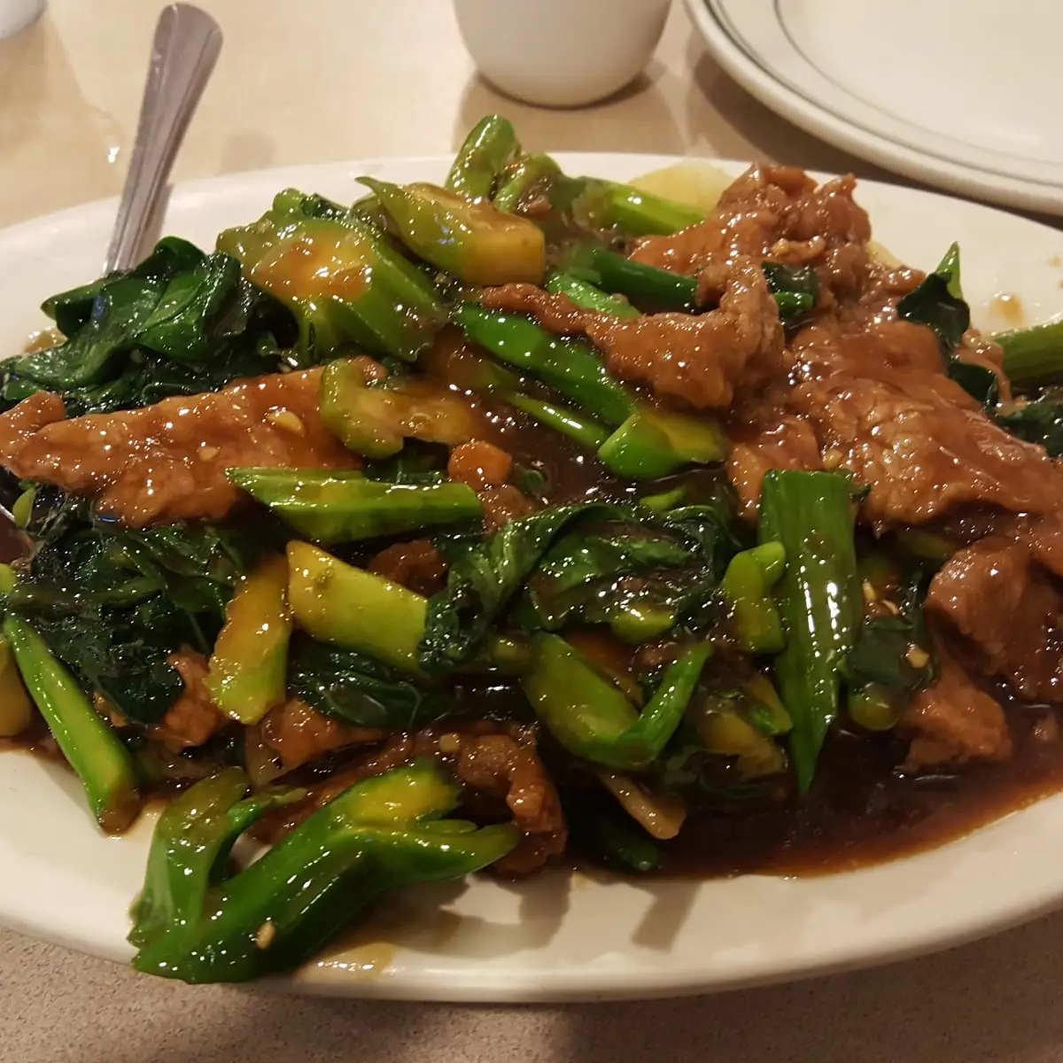 Slices Beef with Mixed Vegetables
