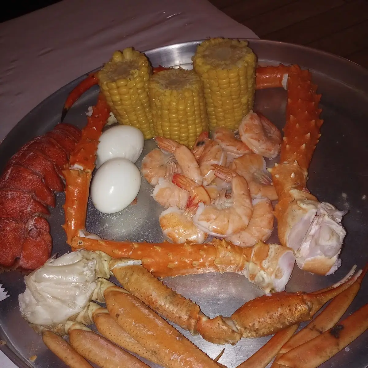 Boiled Seafood Platter