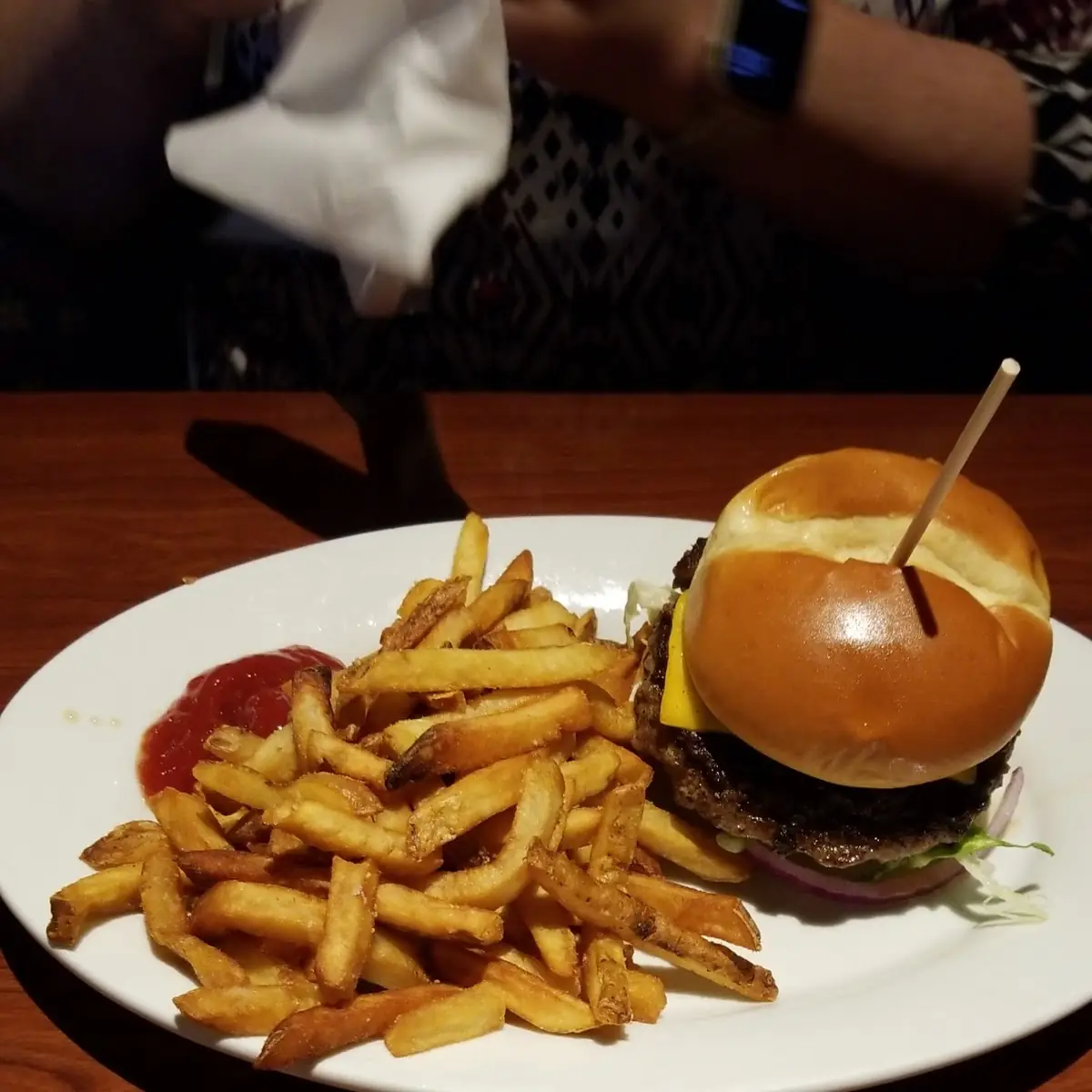 Burger and Fries