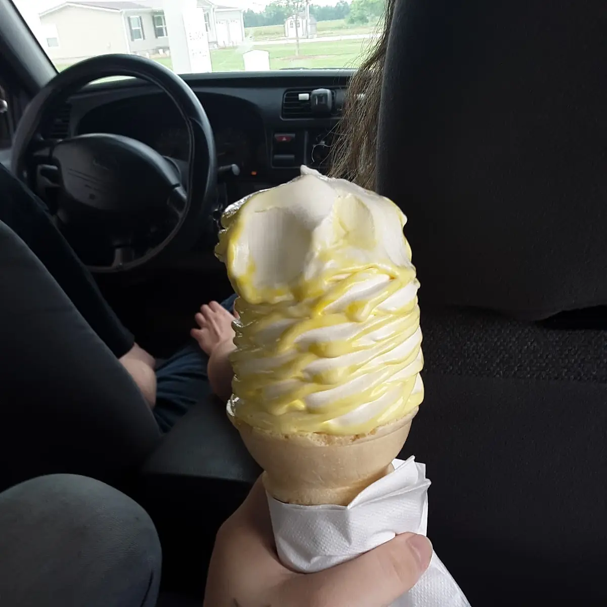 Banana Ice Cream Cone