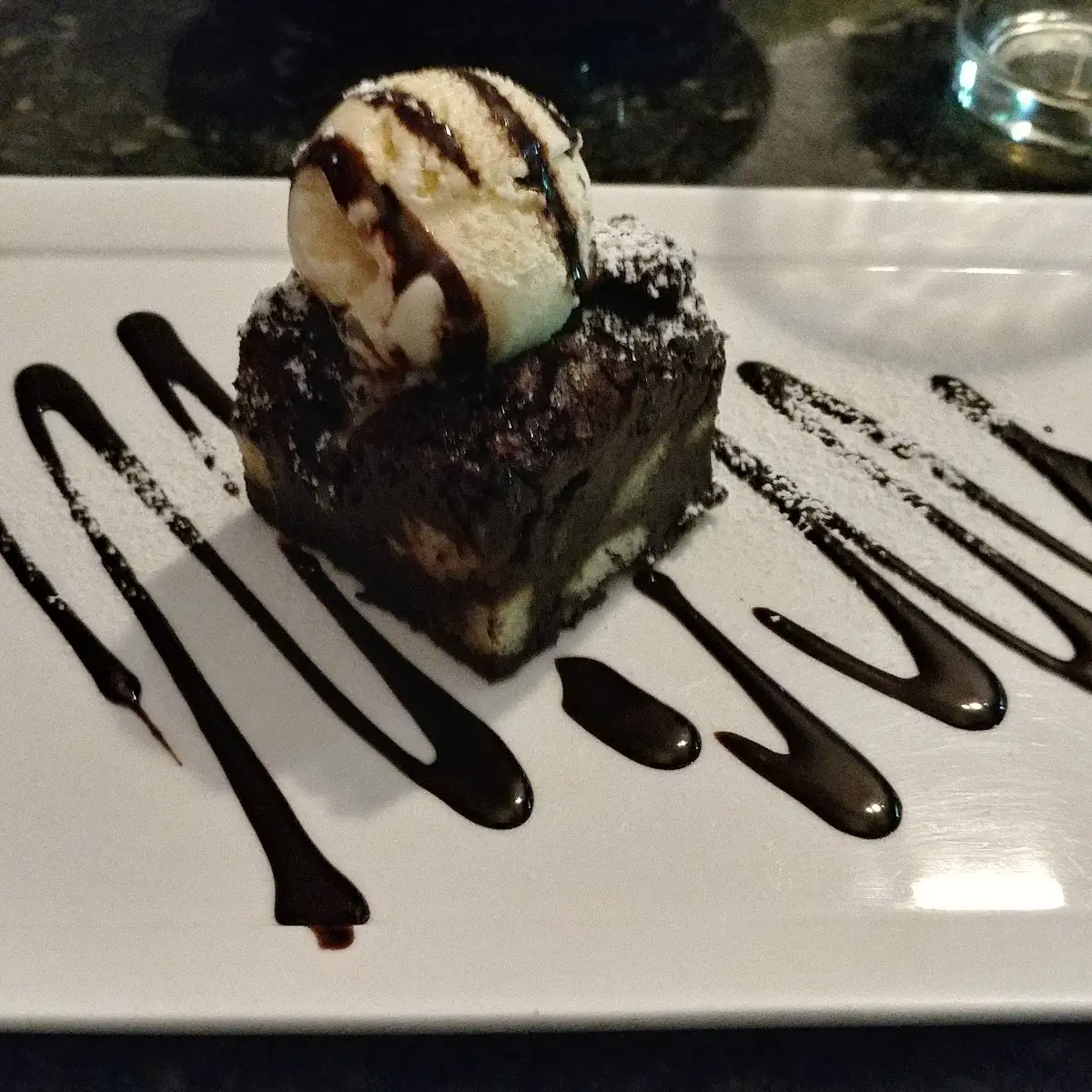 Brownie Bread Pudding