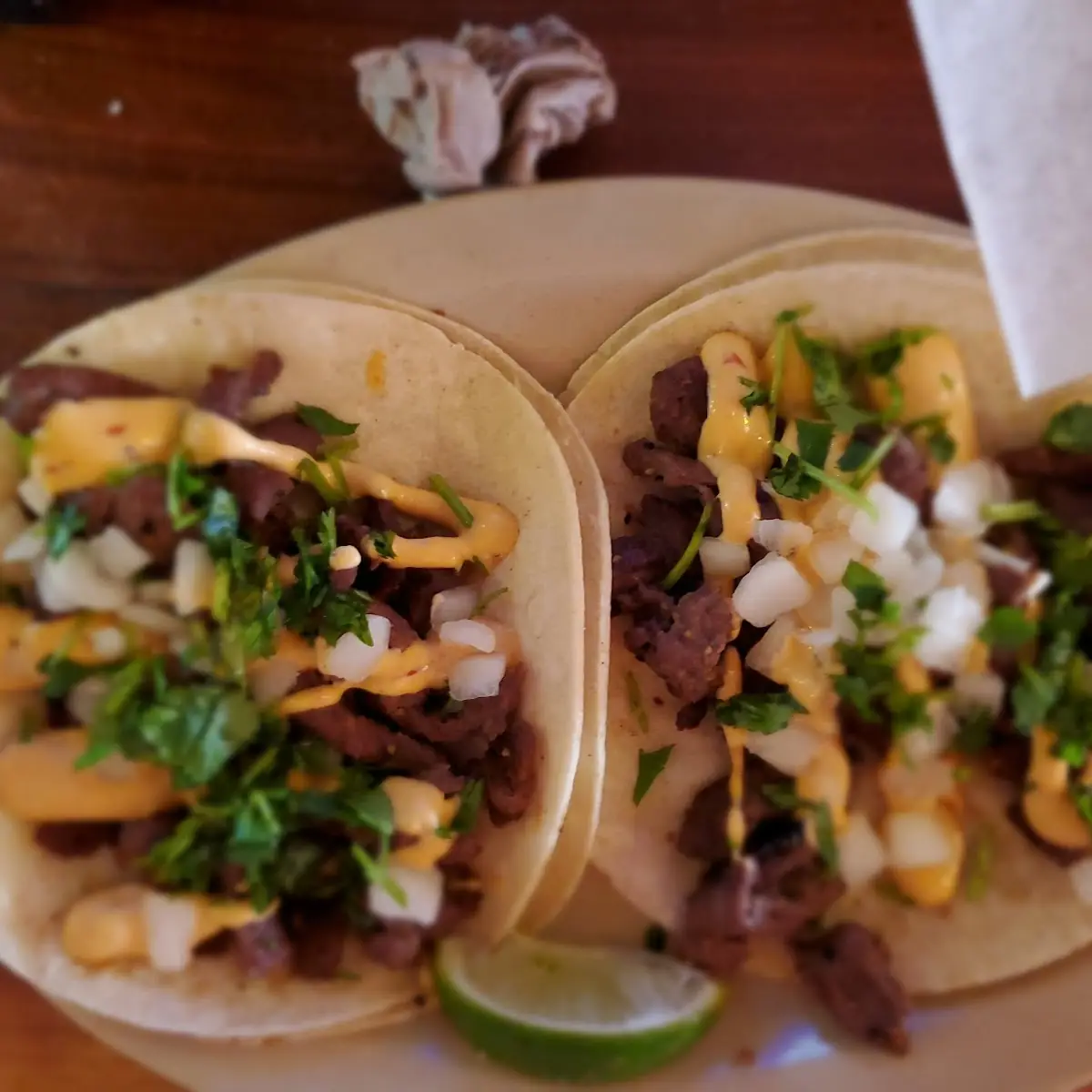 Steak Mexicali Tacos