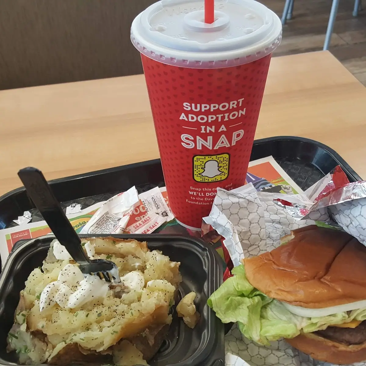 Daves Single Burger with Cheese Combo