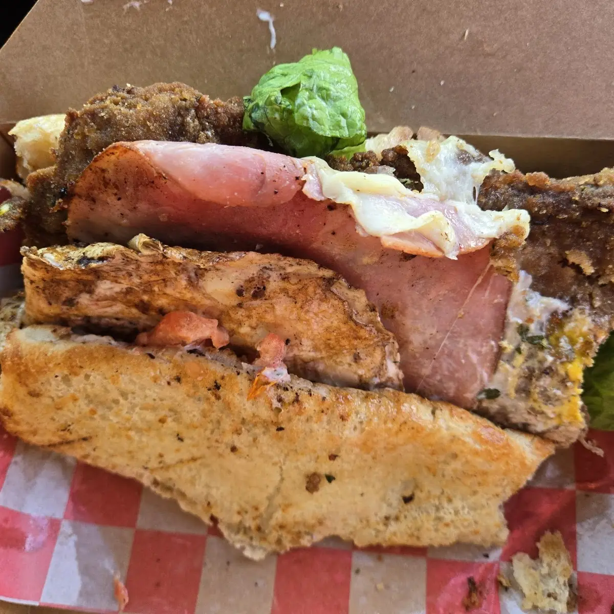 Beef Milanesa Sandwich