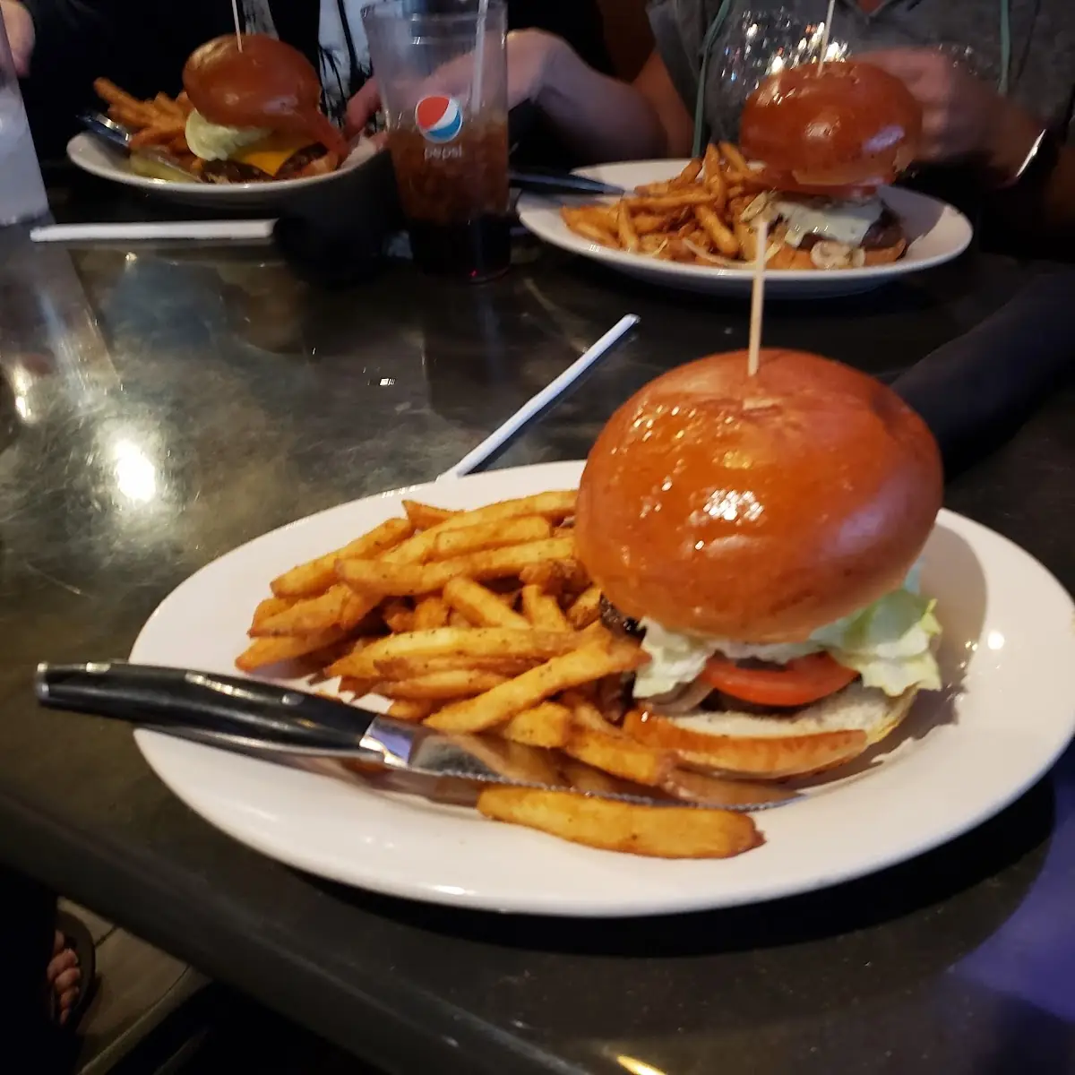 Mushroom Swiss Burger