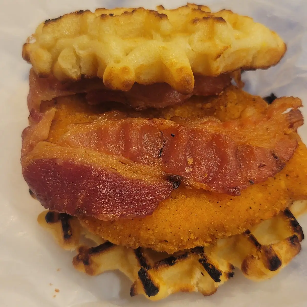 Chicken Waffle Sandwich