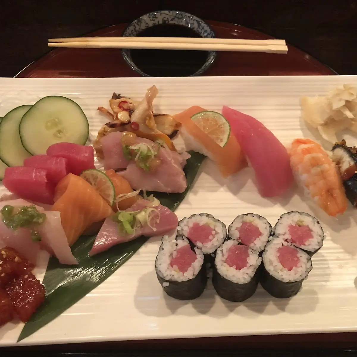 Sushi and Sashimi Combo