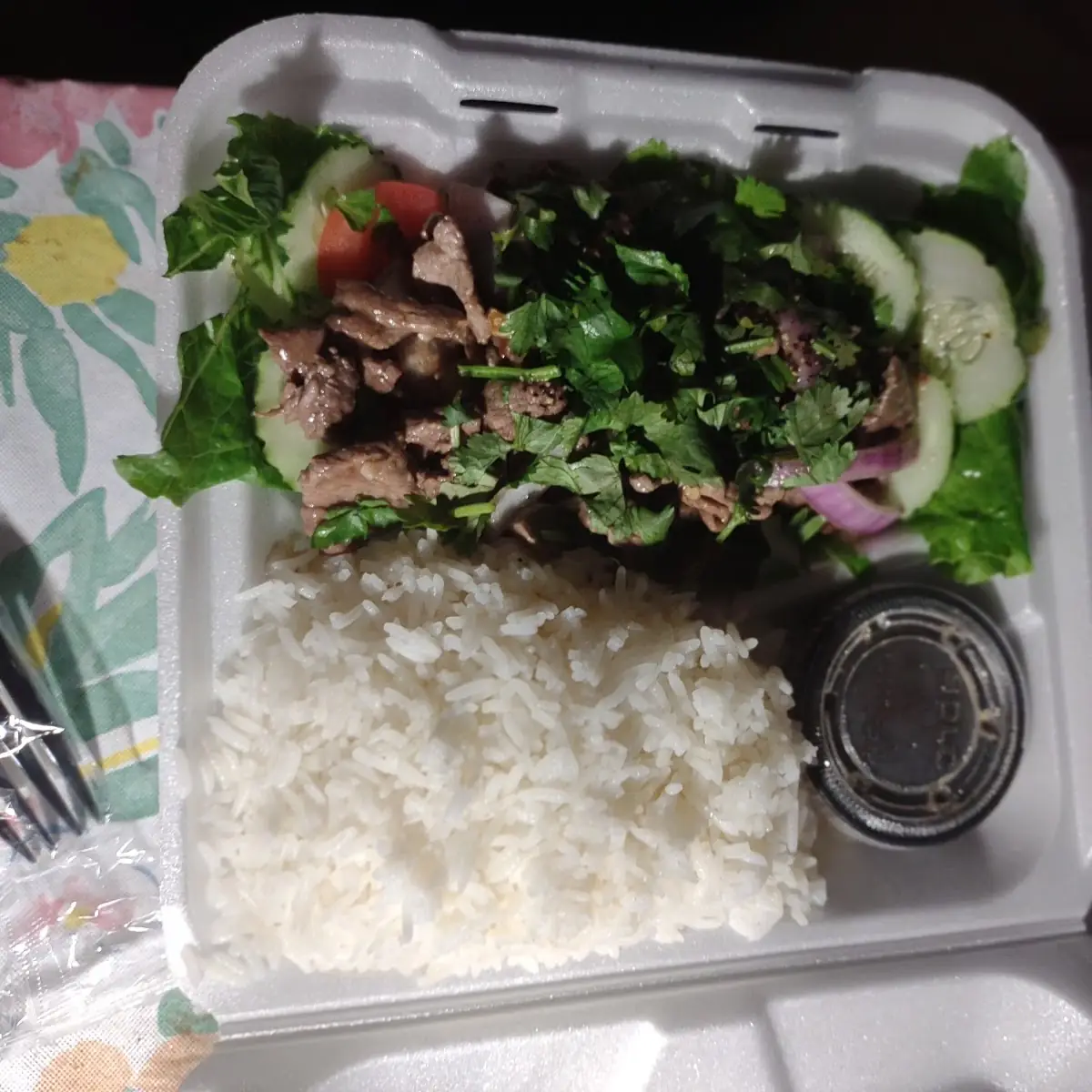 Sliced Beef Bai Lok Lak