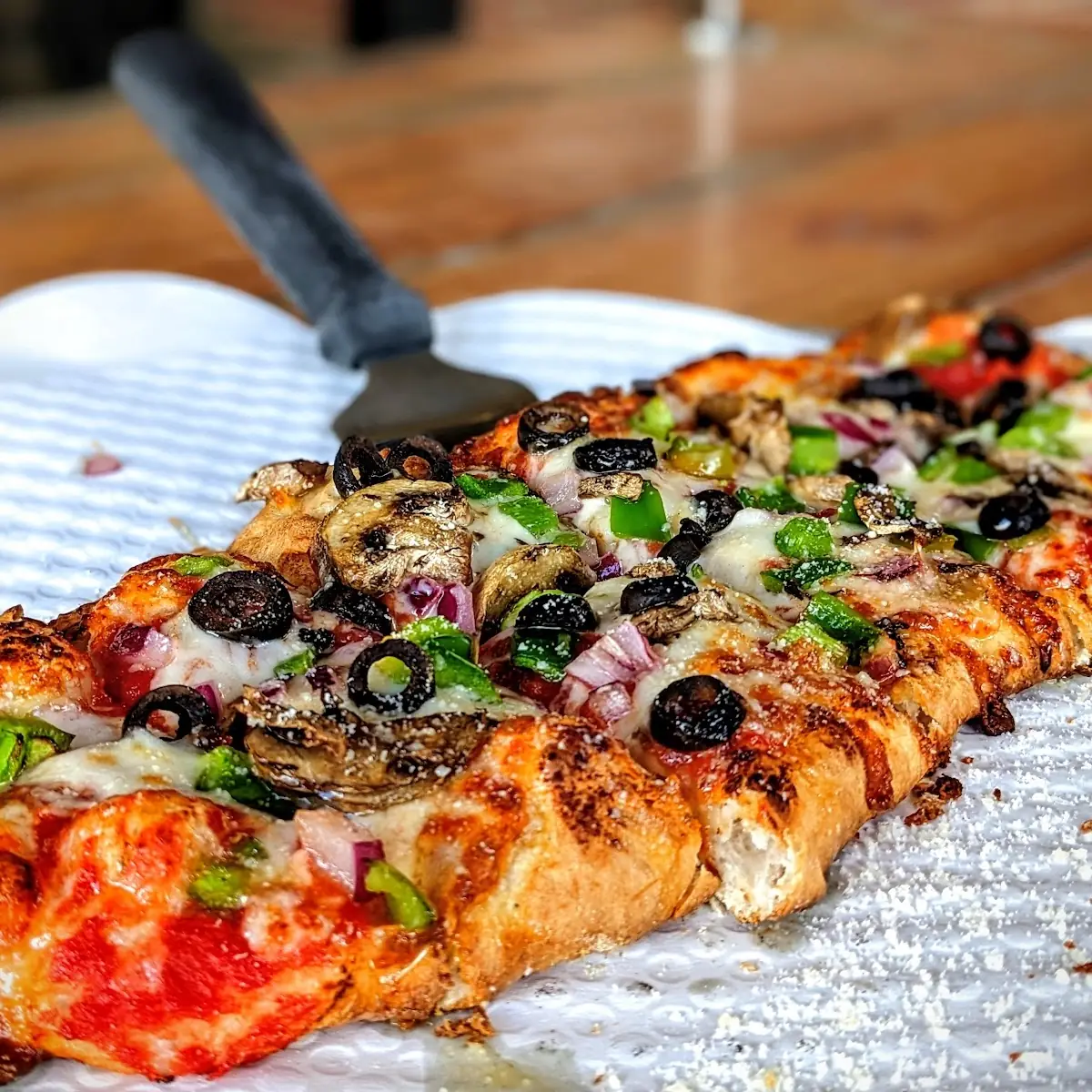 Vegetarian Flatbread Pizza