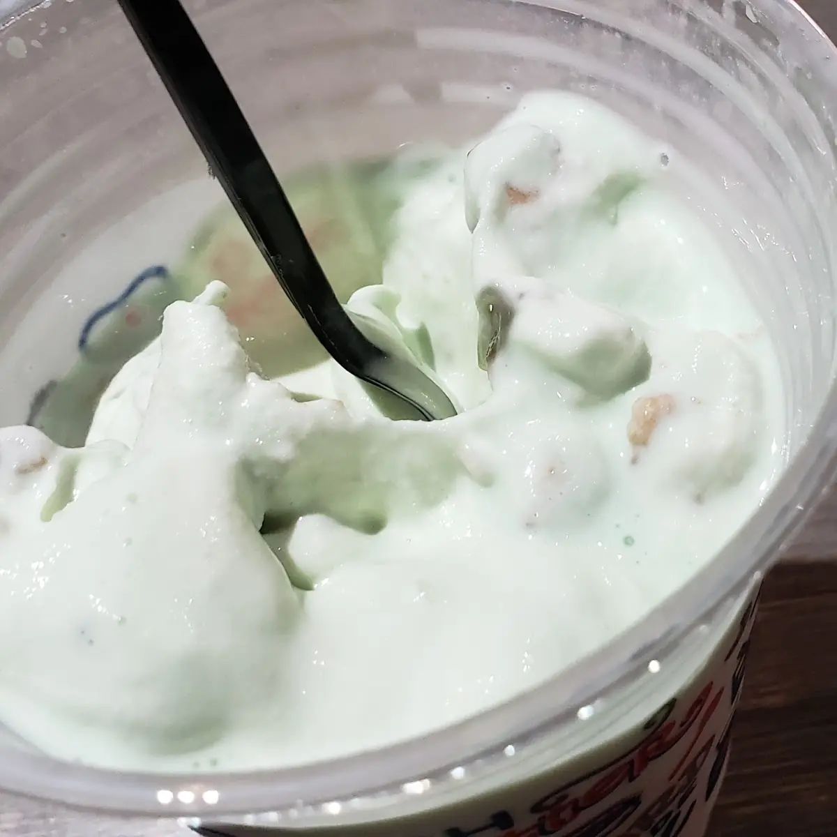 Mint Cookie Dough Custard