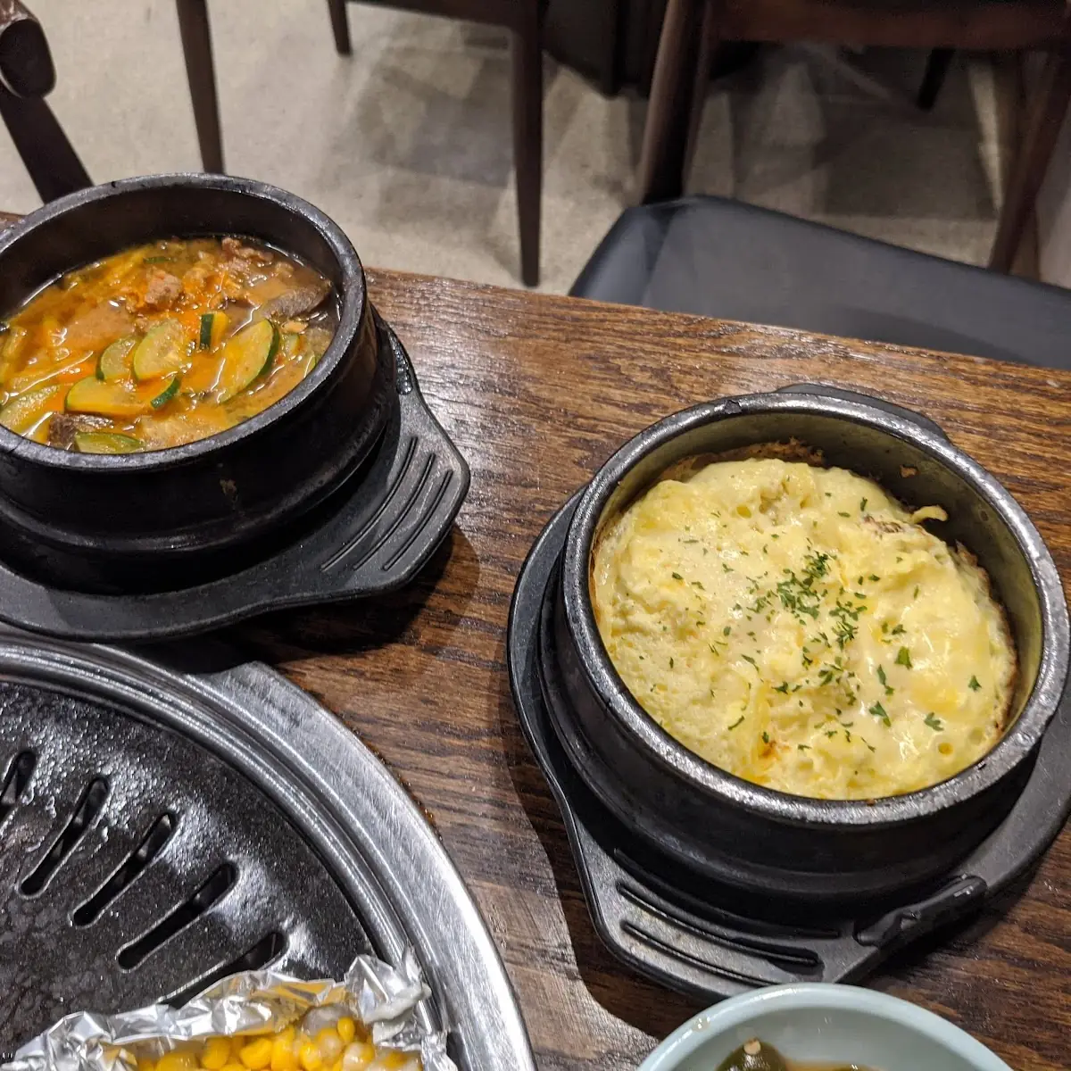 Soft Tofu Soup BBQ Combo