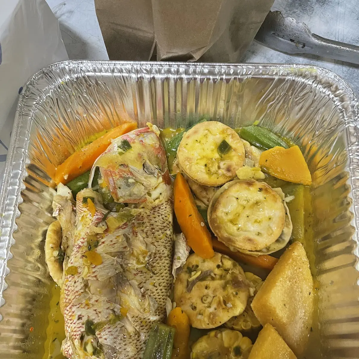 Brown Stew Fish