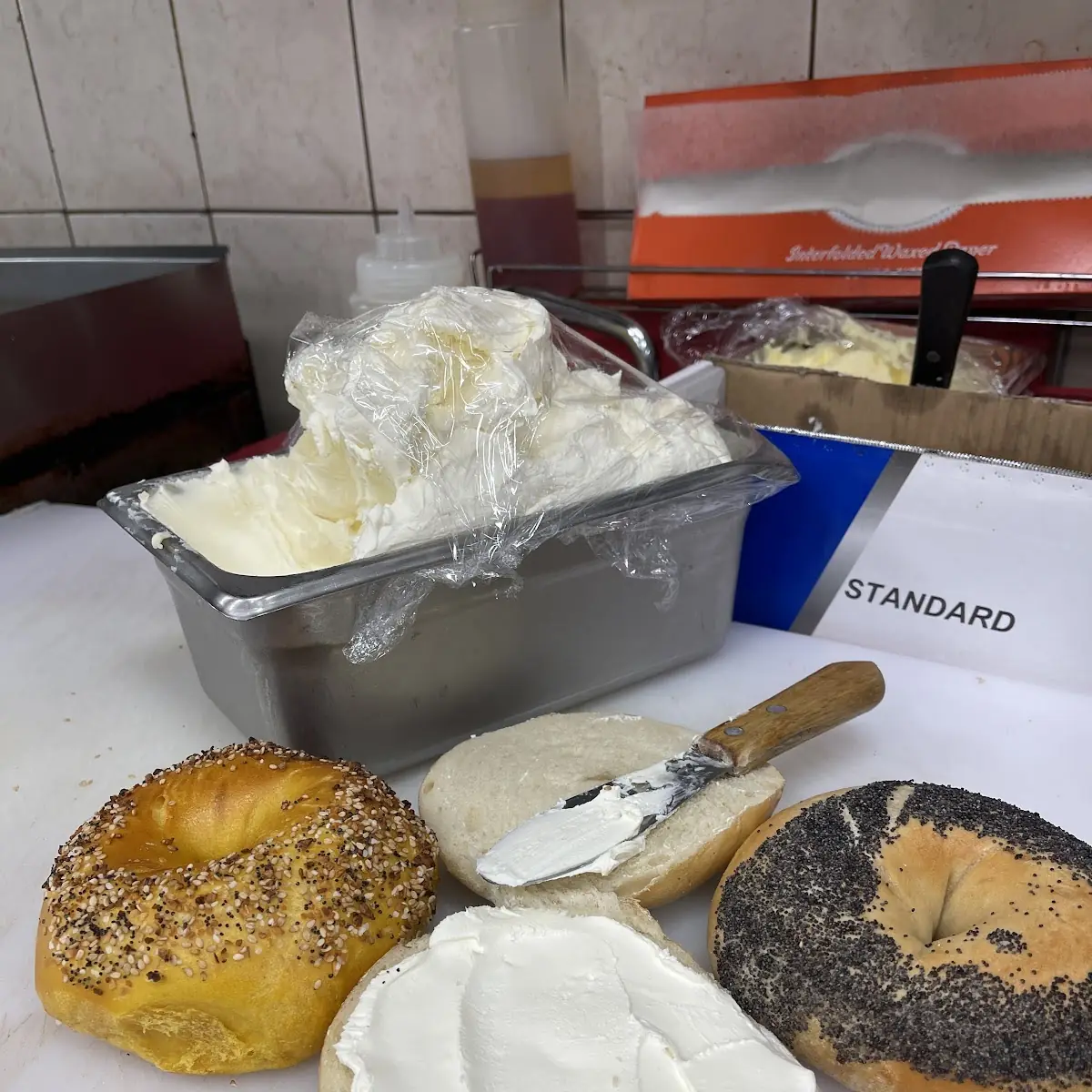 Everything Bagel with Cream Cheese