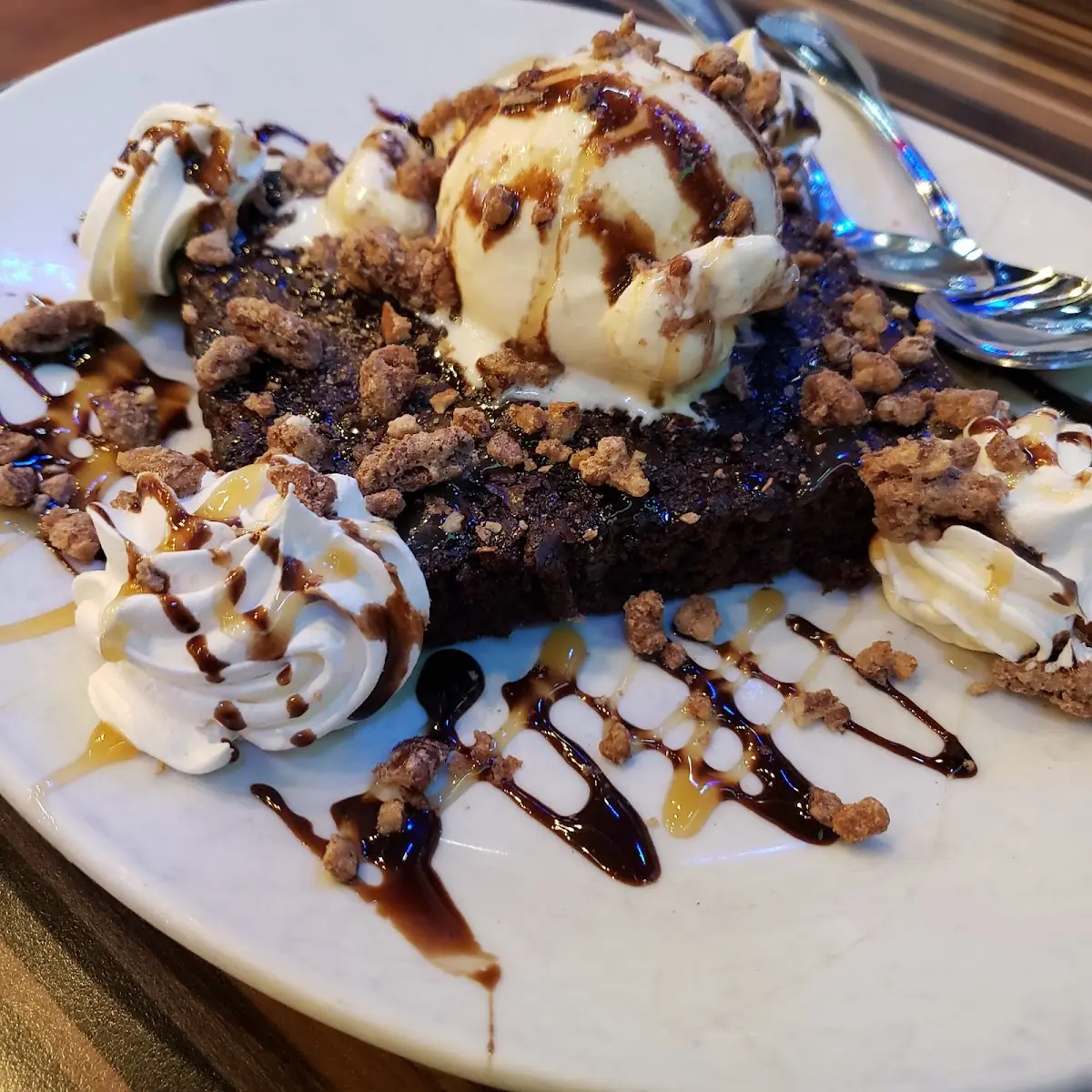 Turtle Brownie Sundae