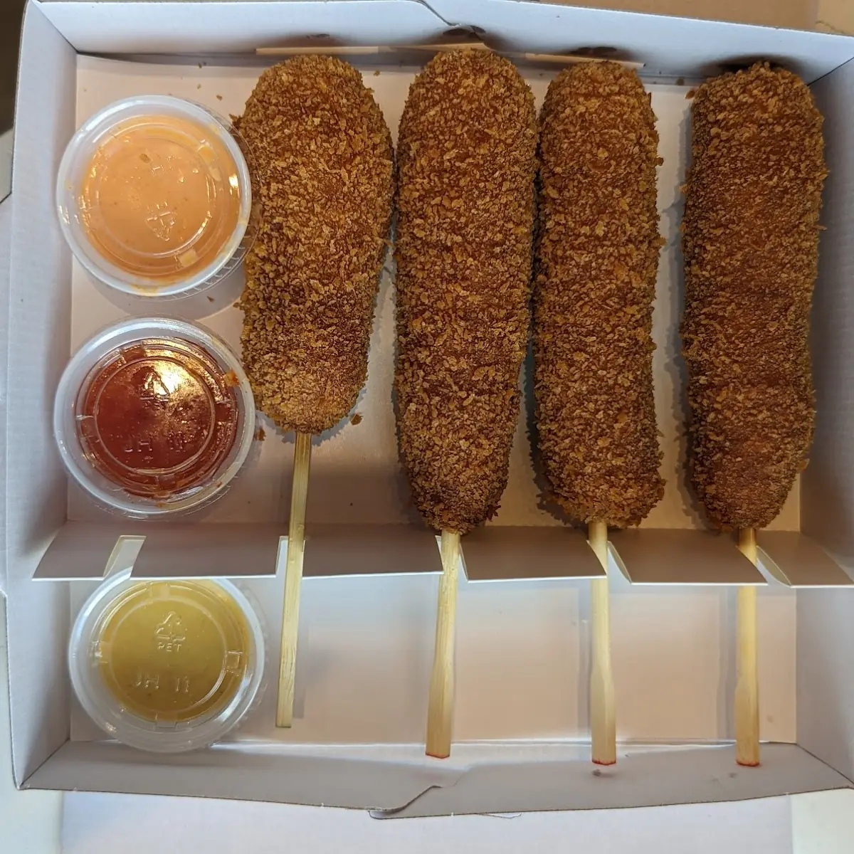Rice Dogs and Rice Mozzarella Cheese Stick