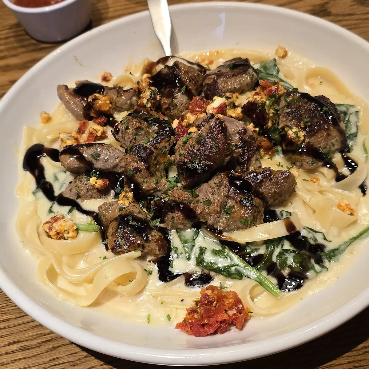 Steak Gorgonzola Alfredo