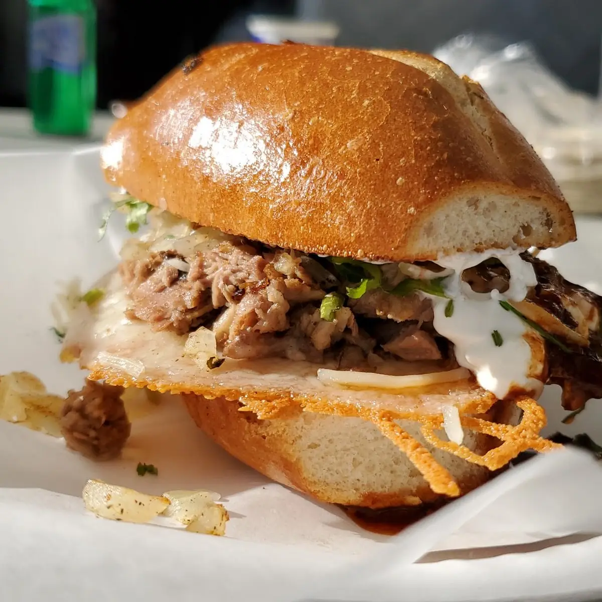 Torta De Pork Carnitas