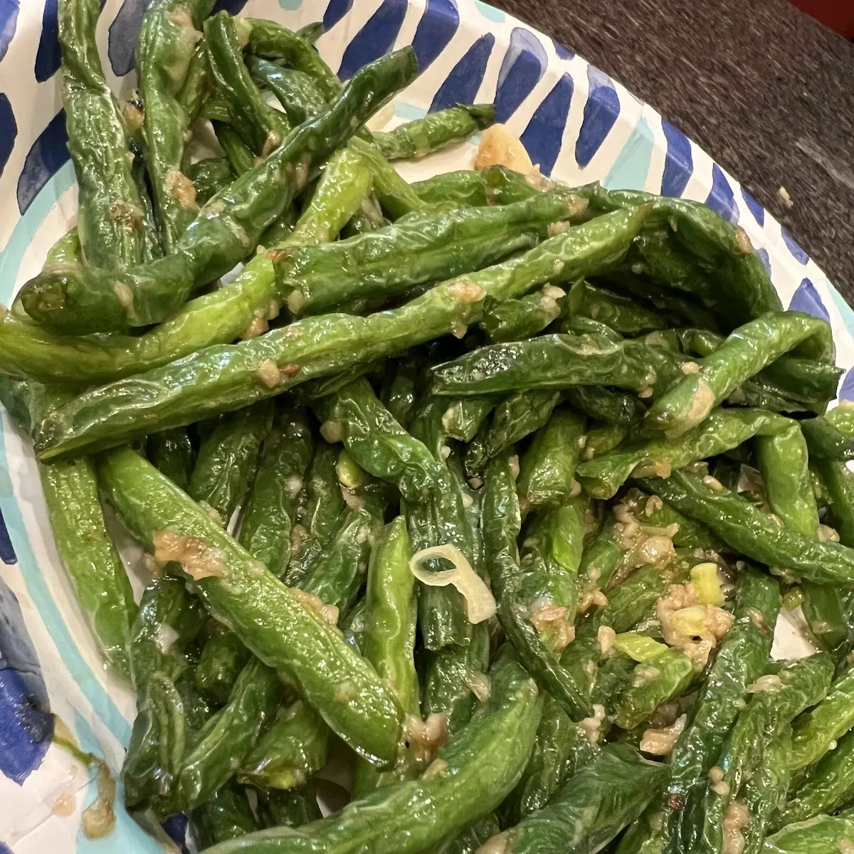 Garlic Sauce String Beans