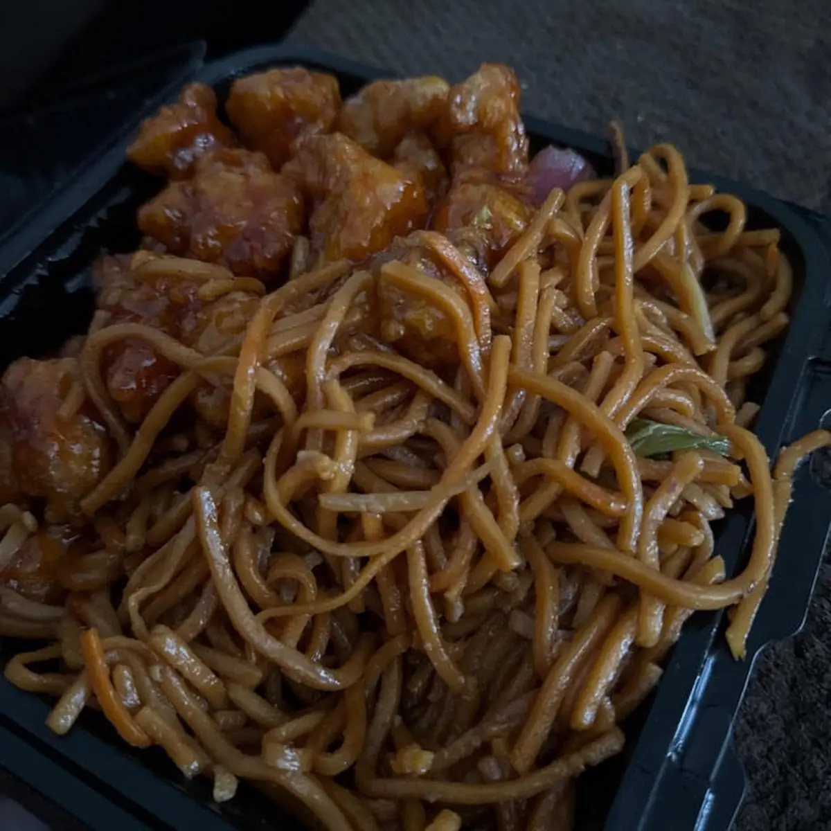 Mixed Meat Chow Mein Noodles
