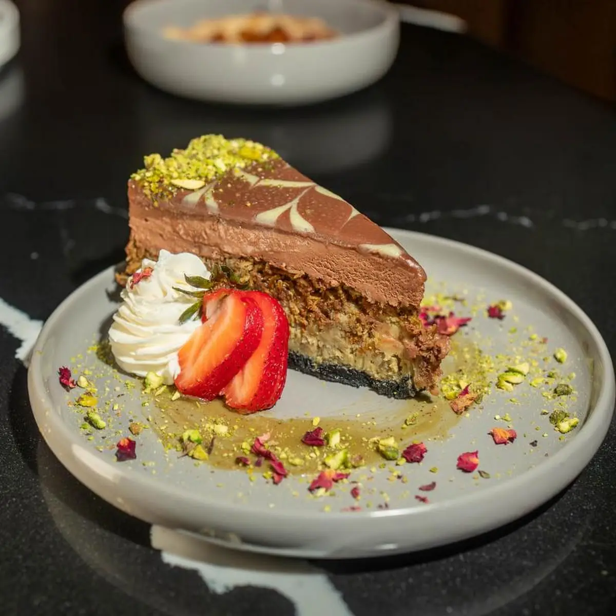 Dubai Chocolate Cheesecake