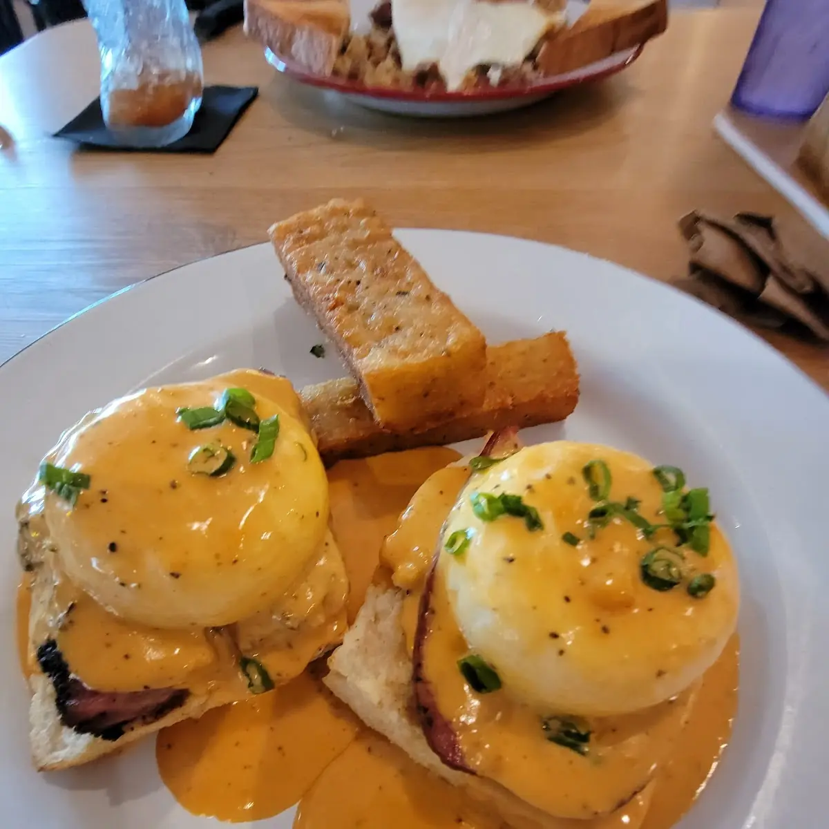 Texas Toast Brisket & Bacon Cheesy Egg Sandwich