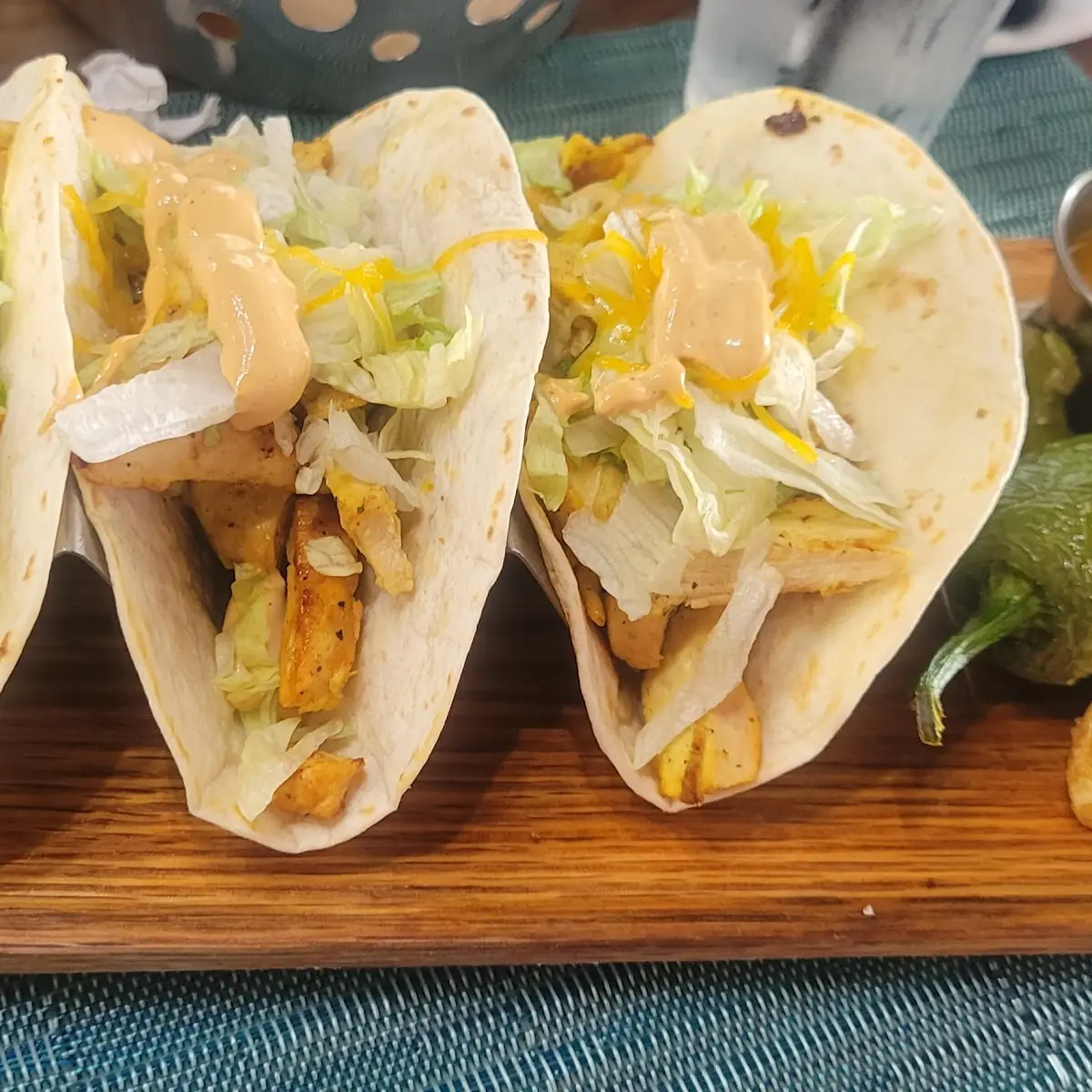 Chicken Taco Plate