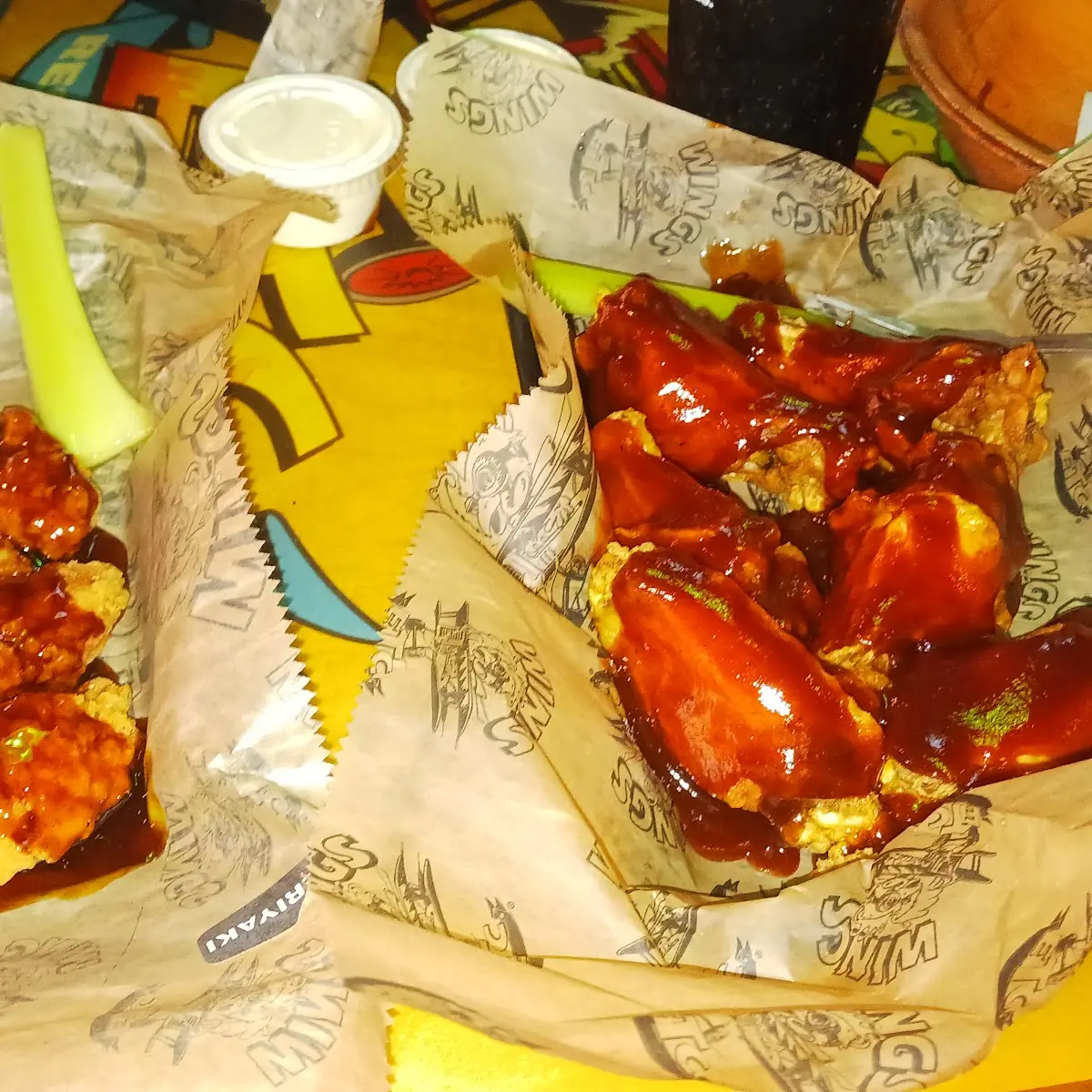BBQ Wings and Boneless Wings